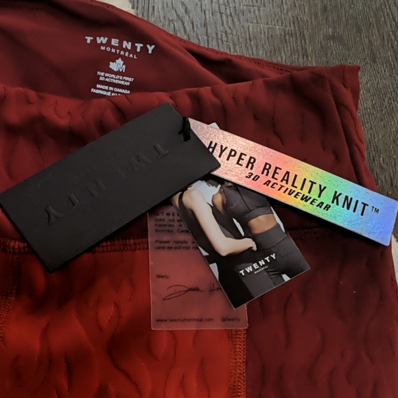 TWENTY MONTREAL • CARBON38 Flames 3DHigh Waist Legging NWT - Picture 6 of 11